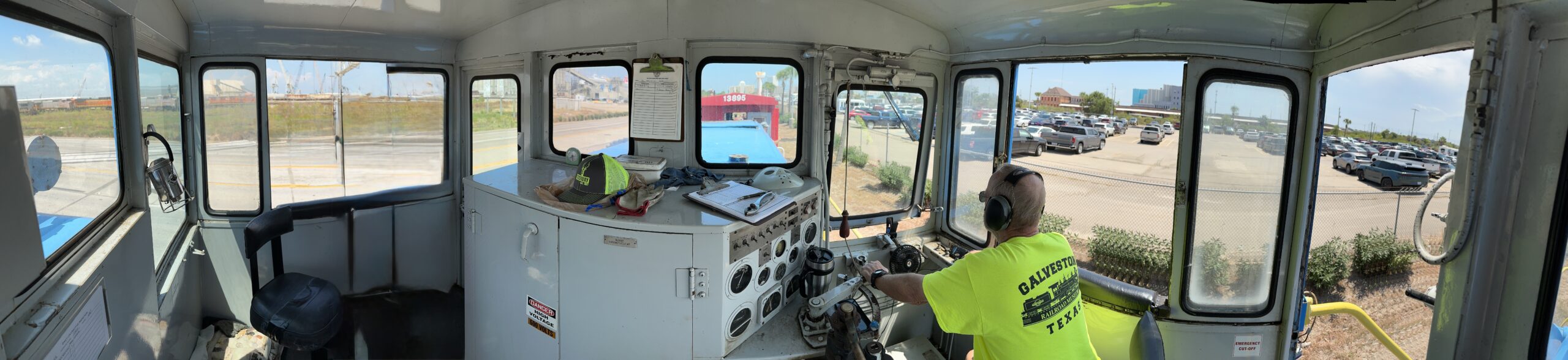 Locomotive Cab at Galveston Rail Museum
